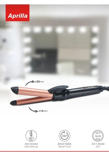 Aprilla AHS2030 16-25 MM Bukle Şekillendirici Saç Maşası