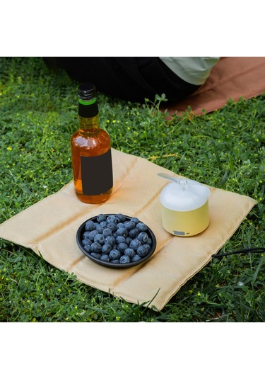 Homyl Piknik Dış Mekan Mat Plaj Koltuk Minderi Kamp Açık Haki