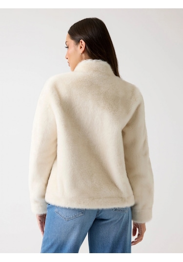 Guess Luna Kadın Beyaz Kürk W5bl64w3920-g012 Beyaz