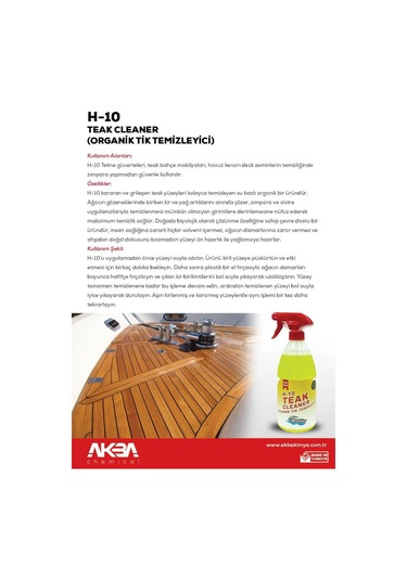 Akba Organik Tik Temizleyici 750 ML