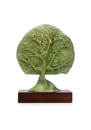 Hayat Ağacı Ahşap Kutulu Dekoratif Obje