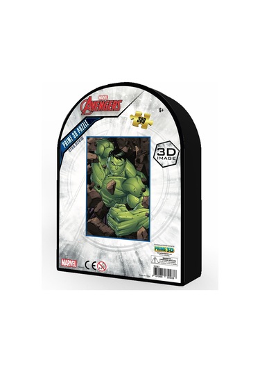 Prime 3d - The Hulk 300 Parça Puzzle 35583 - Metal Kutu
