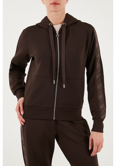 Guess Bayan Sweat W5yq05 Kbye2 G1eb Kahve Kahve