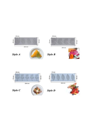 Çikolata Şablonu Pişirme Aleti Fondant Kalıp Pasta Süsleme Kenar Silikon Kalıp Pasta Dantel Kalıbı Stil F