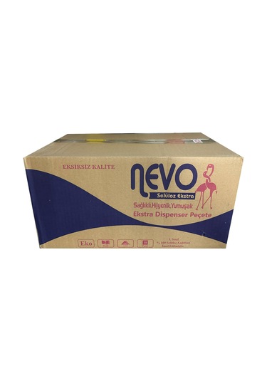 Nevo 2 Kat Extra Masaüstü Dispenser Peçete 18 x 200'lü