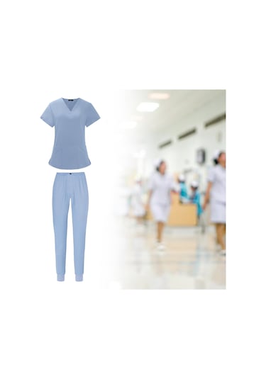Suntek Kadın Hemşirelik Üniformaları Fırçalama Seti Xxl
