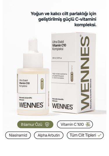 Elastin Kolajen Serum 10% Saf C Vitamini Serum Avantajlı Set