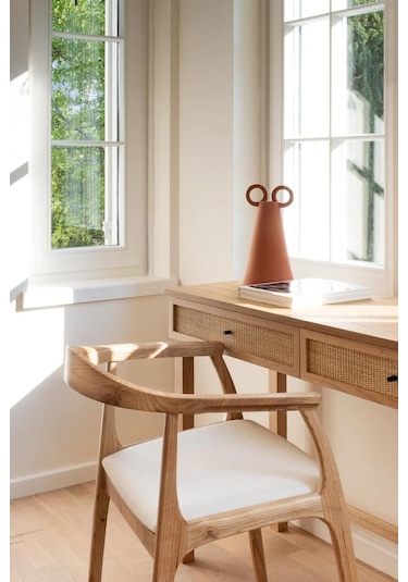 Helsinki Antrasit C Model Bohem Ceviz Ahşap Sandalye