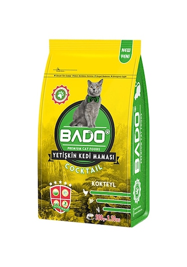 Bado Kokteyl Yetişkin Kedi Maması 1500 G