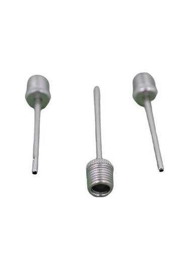 Pompa İğne Başlık Seti Top Bisiklet Lastiği Şişirme İğneleri Siyah