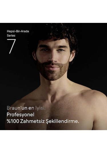 Braun Hepsi Bir Arada Series 7, 11 İ 1 Arada Tıraş Kiti, Problade, Autosense, Aıo7540