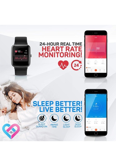 Singree Akıllı Saat Id205l Ip68 Su Geçirmez