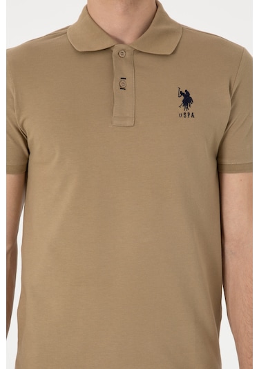U.S. Polo Assn. Erkek Slim Fit Polo Yaka Haki Basic Tişört 50305929-VR027 U.S. Polo Assn. Erkek Slim Fit Polo Yaka Haki Basic Tişört 50305929-VR027