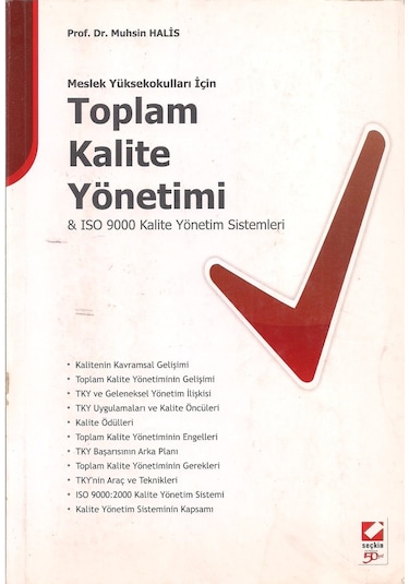 Meslek Yüksekokulları Için Toplam Kalite Yönetimi