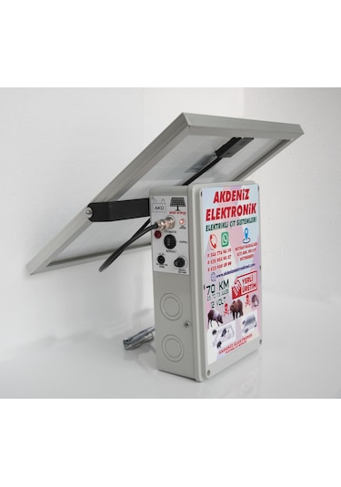 Ayı Domuz Kovucu Elektrikli Çit Cihazı Sirenli Full Paket