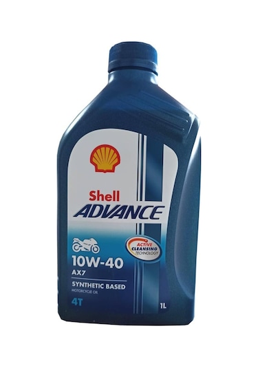 Shell Advance Ax7 4t 10W-40 1 L - 4 Zamanlı Motosiklet Motor Yağ