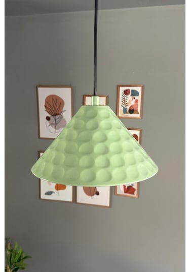 Rumy Mint Tekli Avize Sarkıt Ofis Showroom Salon Mutfak Avizeleri Mint Yeşili