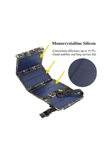 Trendooze 20w Qianfan Usb Güneş Paneli, Hızlı Şarj, Kısa Zamanlı Dolum