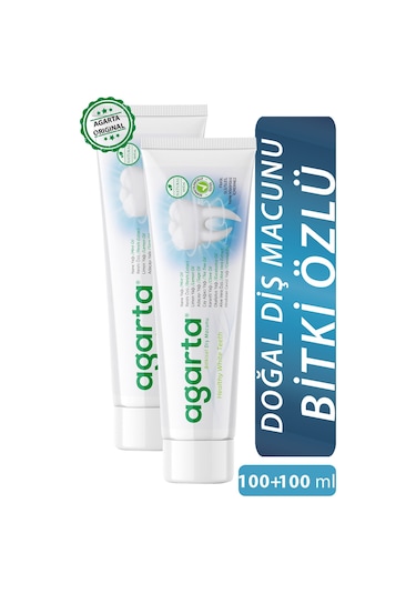 Agarta Doğal Bitki Özlü Diş Macunu 2 x 100 ML