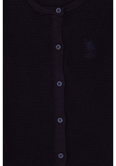 U.s. Polo Assn. Kız Çocuk Lacivert Hırka Triko 50294745-vr033 Lacivert