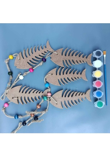 Na Neşeli Ahşap İpli Sarkaç Takımı Oda , Kapı , Duvar , Balkon , Bahçe ,yazlık Süsü. Okul Etkinlik ,ham Ahşap Boyama Model Karısıkset31