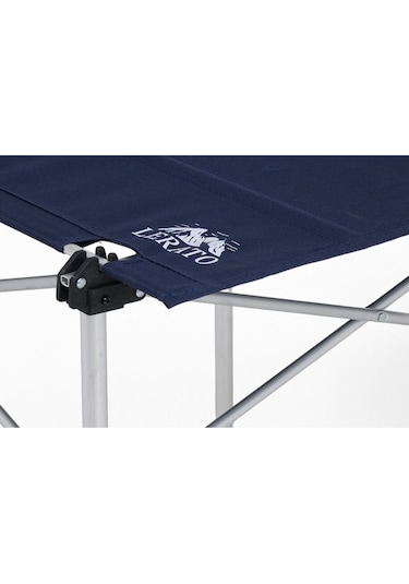 Bardaklıklı Katlanabilir Kumaş Kamp Ve Piknik Masası Lacivert