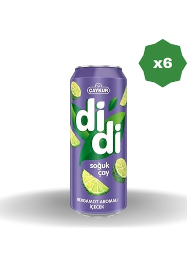 Didi Bergamotlu Soğuk Çay 500 Ml - 6 Adet