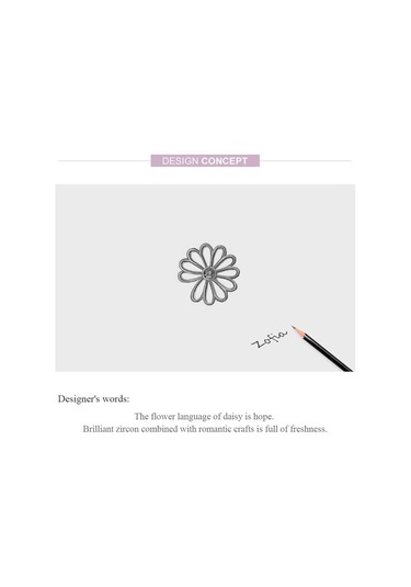 Bamoer Küçük Papatya Kare Delik Boncuk Takı Yapımı İçin Gerçek 925 Ayar Gümüş Göz Kamaştırıcı Kaplama Charm Orijinal Bilezik Bileklik Gümüş