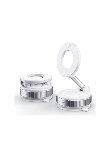 Voguecode Katlanır Vakum Adsorpsiyon Manyetik Araba Cep Telefonu Beyaz Yok Vantuzlu 5fugdb