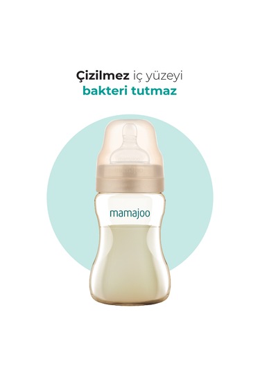 Mamajoo Gold Plus Anti-kolik Biberon, 250 Ml, 6 Ay+