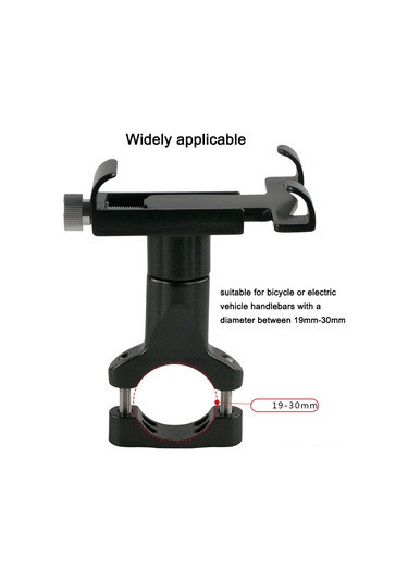 Geeksen Alüminyum Motosiklet Bisiklet Telefon Tutucu, 55-100mm Telefonlar İçin, 19-30mm Direk Uyumlu, Güçlü Sabitleme, Güvenli Sürüş, Gümüş GÜMÜŞ