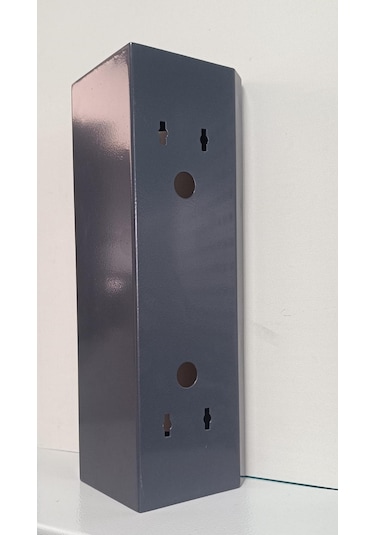 Açılı Diafon 15 x 35 x 10.5 Zil Paneli Metal Yön Çevirme Ve Koruma Kutusu Antrasit