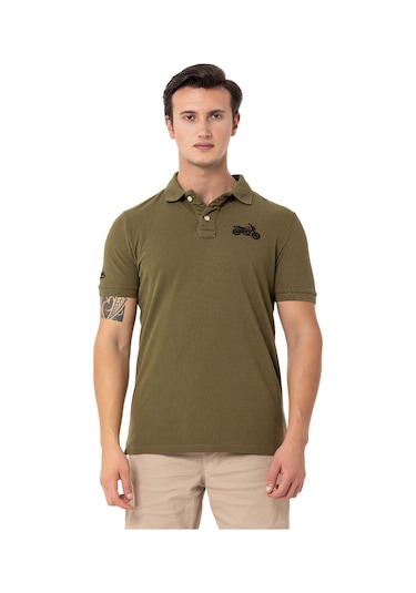 Routefıeld Routefield Erkek Polo Tişört Pads Haki 33 Haki
