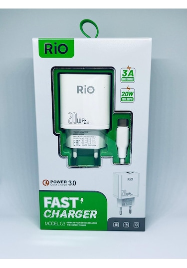 Riotech 20w Hızlı Şarj Type-c 3.0