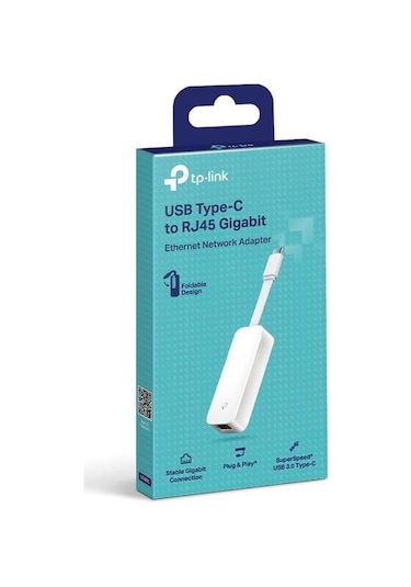 TP-Link UE300C USB 3.0 Type-C to Gigabit Ethernet Ağ Adaptörü