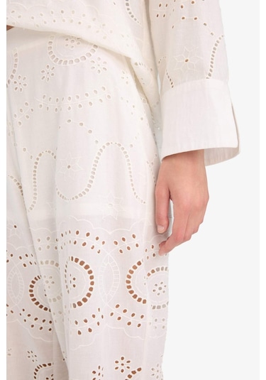 Defacto Regular Fit Brode Plaj Pantolonu-fall İn Love E4711ax25smwt16 Beyaz