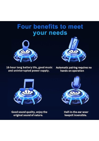 Pazly Springsun Dokunmatik Ekranlı Kulaklık 24h Çalma Süresi Ipx5 Su Geçirmez Şarjlı Spor Kulaklık Bluetooth 5.4