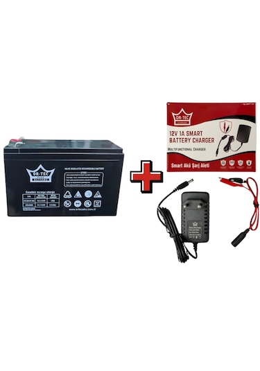 Maketler İçin 12v Akü Ve Şarj Aleti