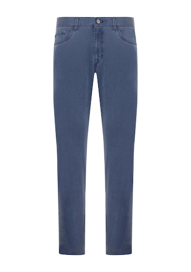 Captiva Regular Fit Likralı Erkek Örme Jean Pantolon 6644 Mavi