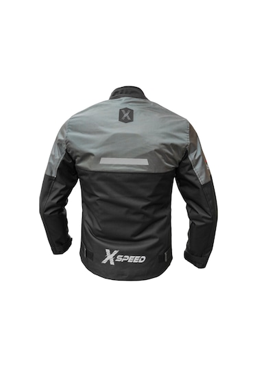 Xspeed Wise Korumalı Motosiklet Montu 50. Yıl Özel Gri