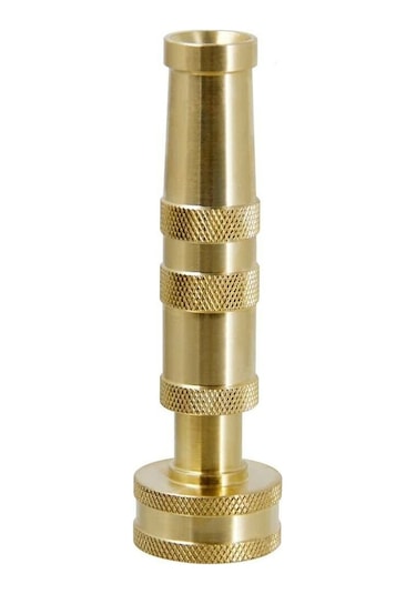 Vkemall 2 Adet Kaliteli Bakır Bahçe Hortumu Nozzlesı, 3/4" Ayarı, Akışı Dönerek Regüle Et, 10 Adet Kauçuk Washer Dahil, Ağır Duty