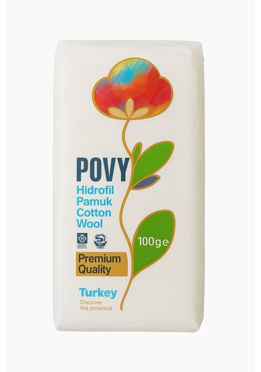 Povy Hidrofil Pamuk 100 Gram