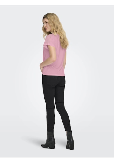 Only Onlfree Lıfe Pembe Kadın T-shirt 15369294 Pembe