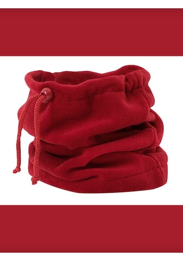 Eleven Markets Kışlık Spor Unisex Bordo Polar Boyunluk Bordo Polar Bordo
