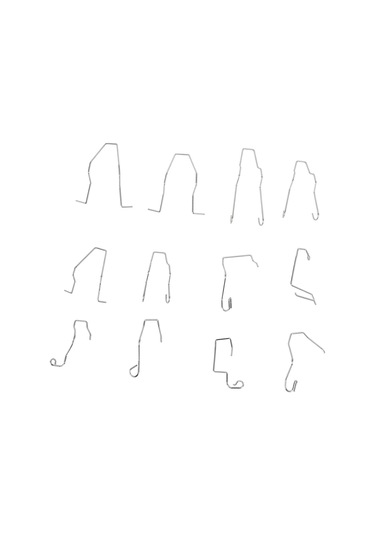 Reedark 12 Adet Paslanmaz Çelik Oto Far Sıkma Kıskaçları - H1/h3/h4/h7 Uyumlu Evrensel Far Ampul Tutucu Yaylı Klempler