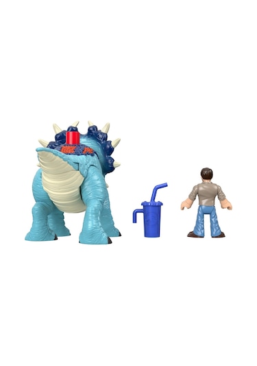 Imaginext Jurassic World Araçlar Pachyrhinosaurus & Lovary Gmr17