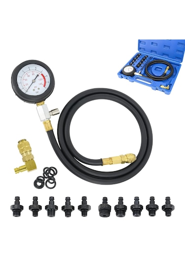 13 Parça Motor Yağ Basınç Ölçme Test Cihazı