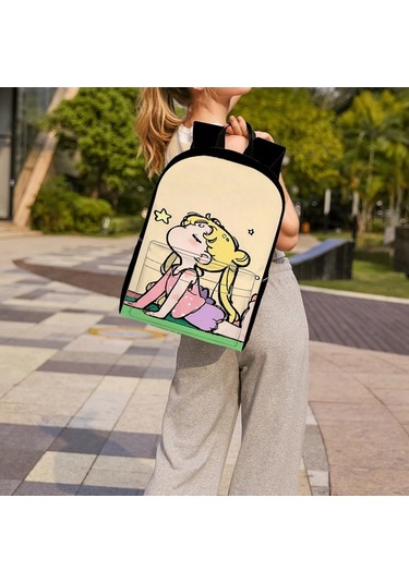 Trendooze Uygun, Siyah Siyah Sırt Seyahat, Sailor Organizasyon Moon Kawaii Karikatür, İş İnç İle, İçin, Genç, Dizüstü Çoklu Cf94 Çantası, Çalışması Bölmeleri Bilgisayara 15.6 Di Siyah