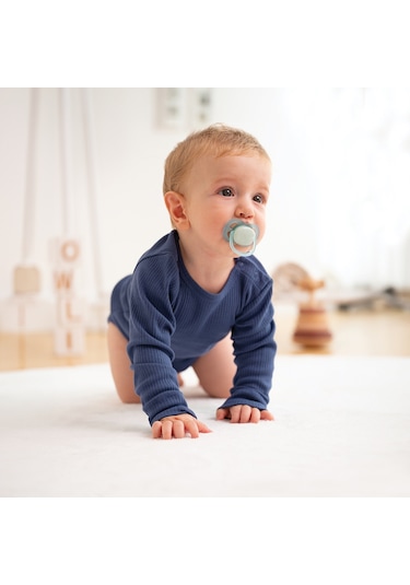 Owli Modal Bebek Takım Mavi 001