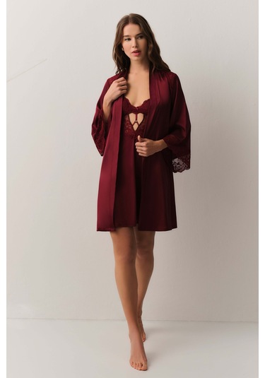 Suwen Honey Sabahlık St4444615102 Bordo